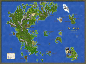 Ultima Online Britannia Map