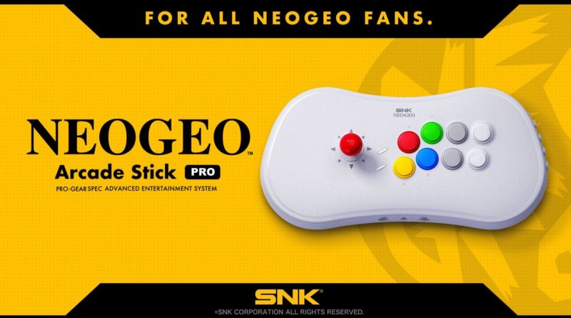 NeoGeo Arcade Stick Pro meniac news