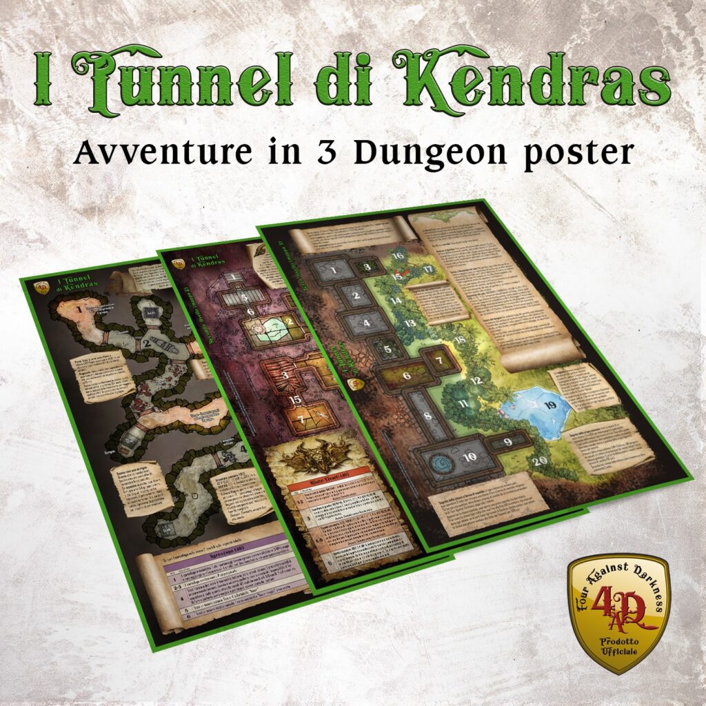 Kendras - 3 Dungeon Poster- meniac news