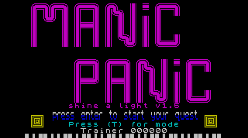 manic panic zx spectrum meniac news 1