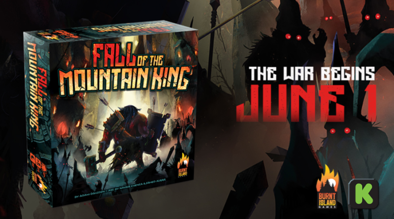 Fall of the Mountain King kickstarter menaiac news