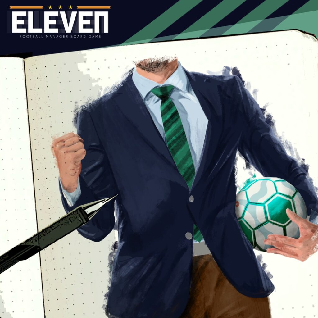 eleven football manager boardgame artwork draft meniac news 1