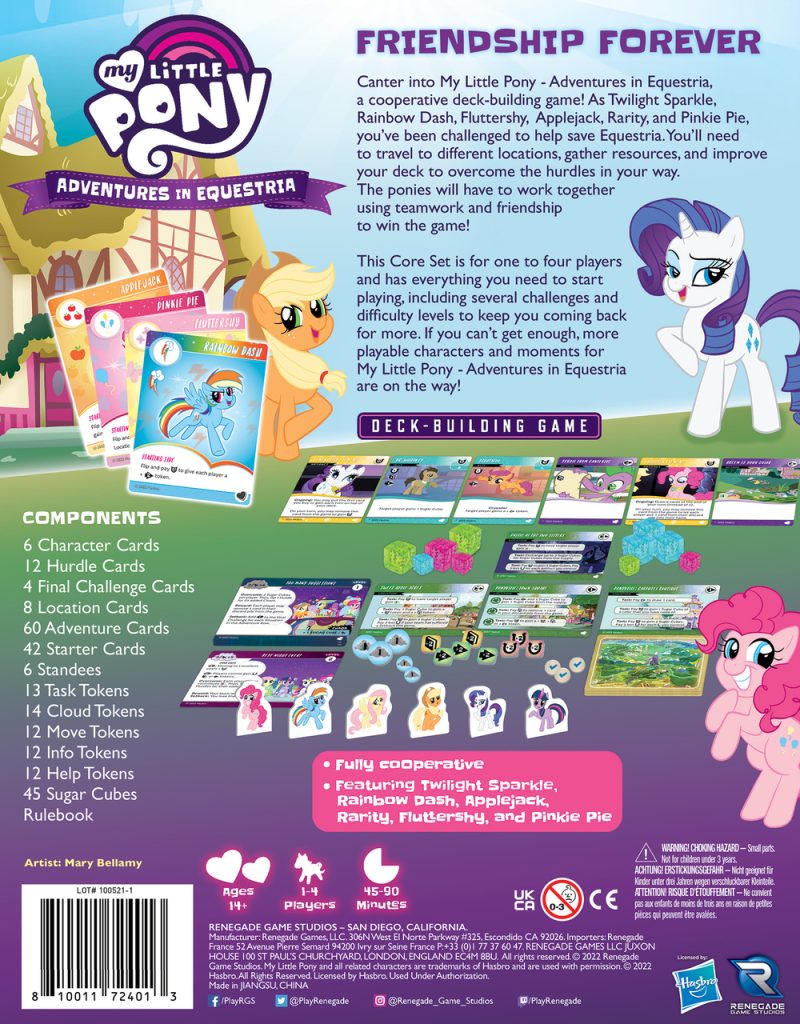 My little pony adventures equestria deckbuilding game meniac news 1