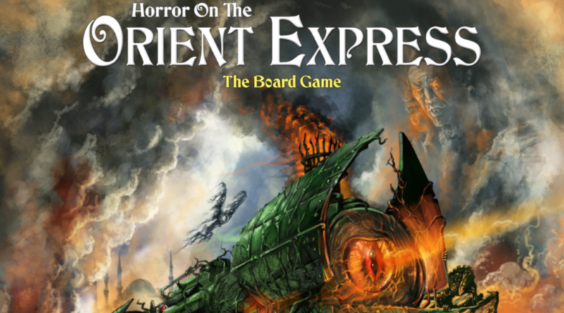 horror on the orient express boardgame meniac cover