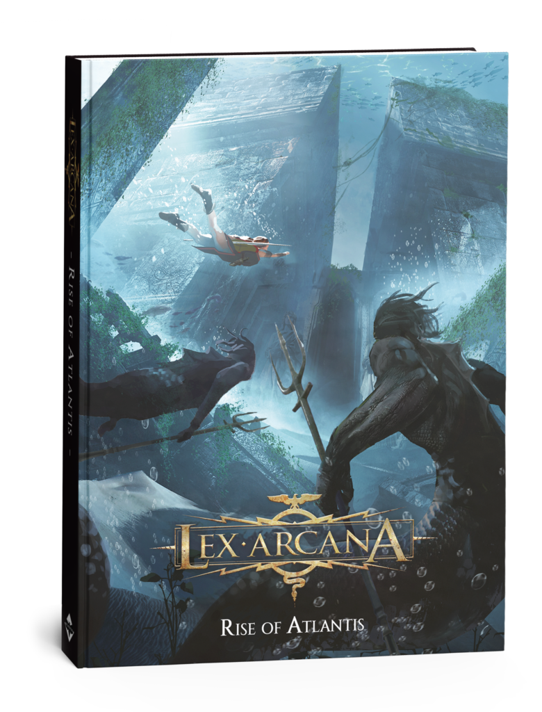 Rise of Atlantis - cover - Lex Arcana - by Giovanni Calore meniac news